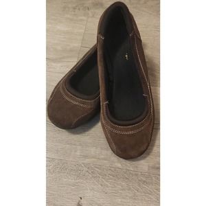 SKECHERS Women's Size‎ 9 Brown Relaxed Fit Leather Shoes